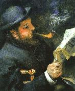 Pierre Renoir Claude Monet Reading Sweden oil painting artist